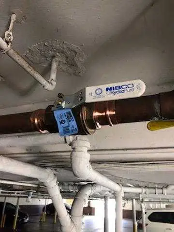 Copper pipe repair and valve work for Backflow Testing in Navy